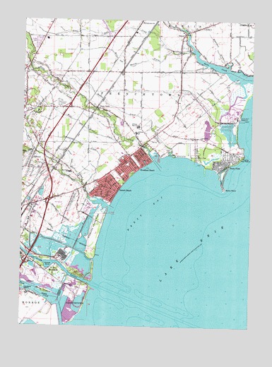 Stony Point, MI USGS Topographic Map