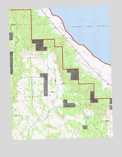 Stony Ridge, CA USGS Topographic Map