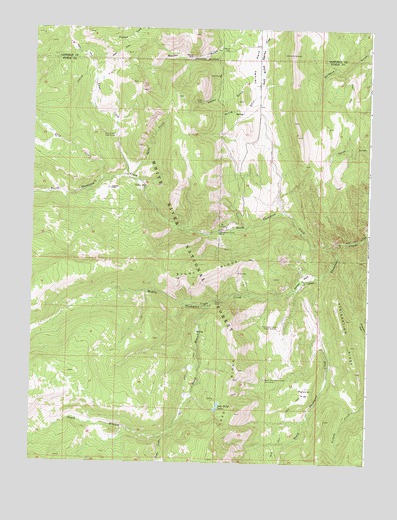 Stony Ridge, CO USGS Topographic Map