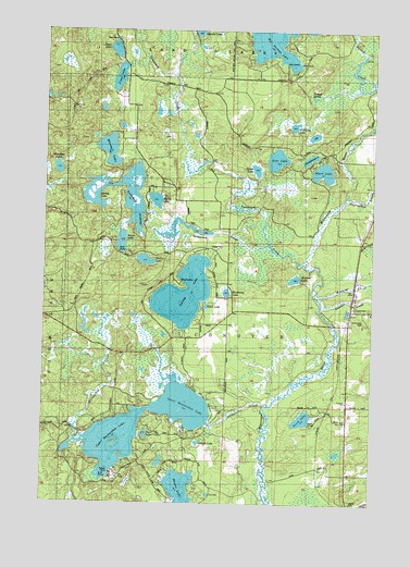 Stormy Lake, WI USGS Topographic Map