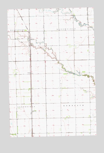 Blanchard, ND USGS Topographic Map