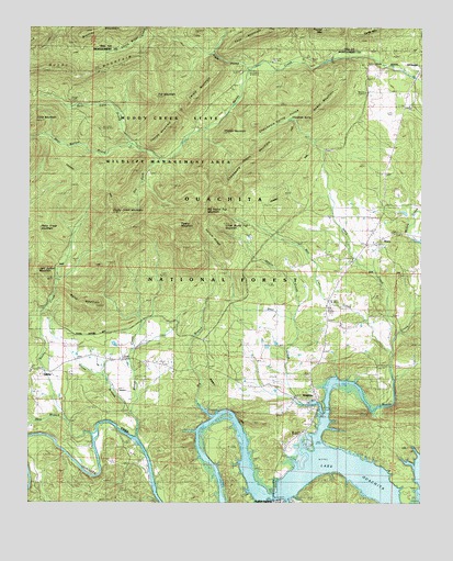 Story, AR USGS Topographic Map