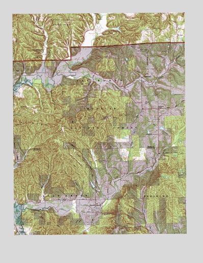 Story, IN USGS Topographic Map