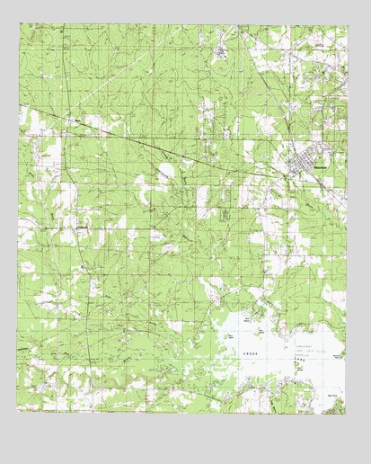 Blanchard, LA USGS Topographic Map