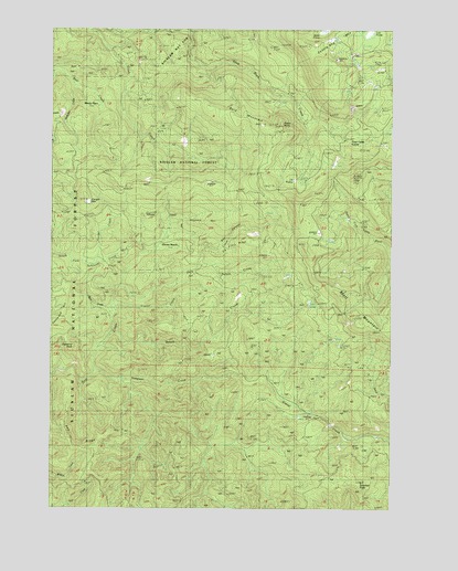Stott Mountain, OR USGS Topographic Map