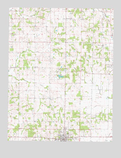 Albion North, IL USGS Topographic Map