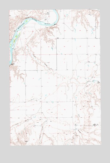 Stranahan, MT USGS Topographic Map