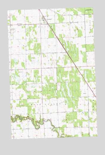 Strandquist, MN USGS Topographic Map