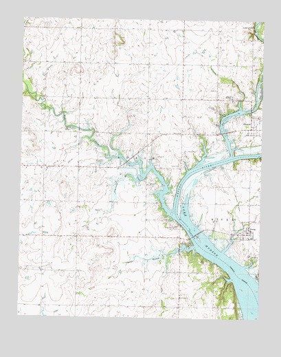 Strang, OK USGS Topographic Map