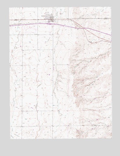 Strasburg, CO USGS Topographic Map