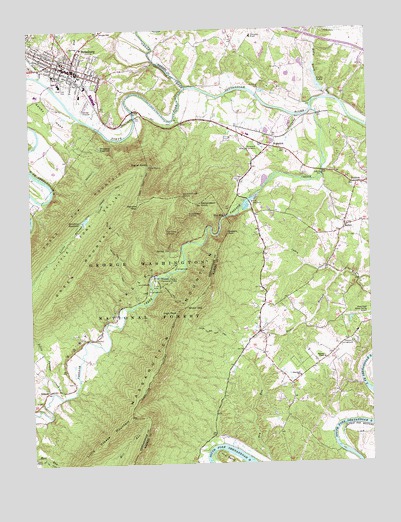 Strasburg, VA USGS Topographic Map