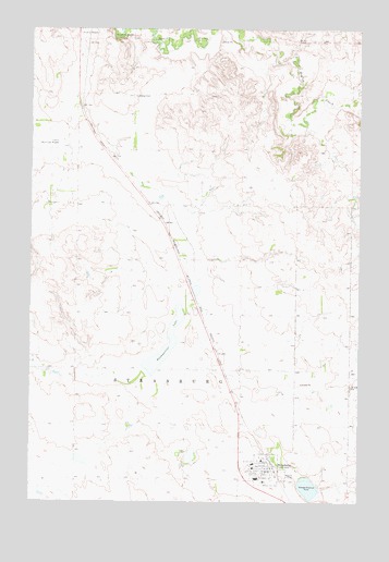 Strasburg, ND USGS Topographic Map