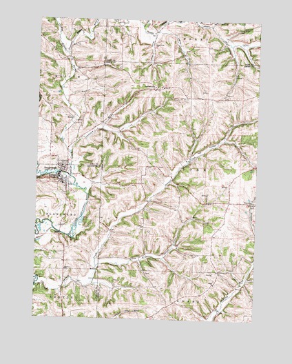 Blanchardville, WI USGS Topographic Map