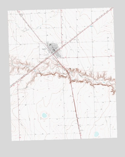 Stratford, TX USGS Topographic Map