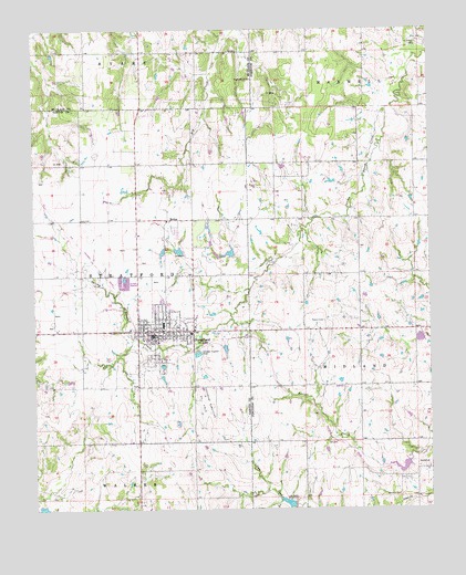 Stratford, OK USGS Topographic Map