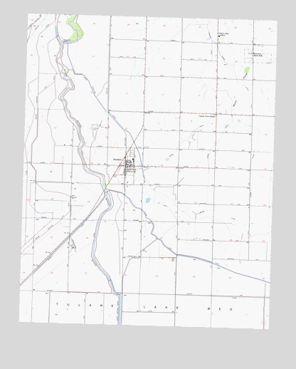 Stratford, CA USGS Topographic Map