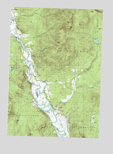 Stratford, NH USGS Topographic Map