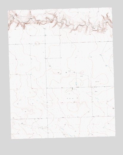 West of Brickel, TX USGS Topographic Map