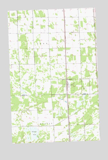 Strathcona, MN USGS Topographic Map