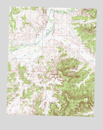 Blanco, NM USGS Topographic Map