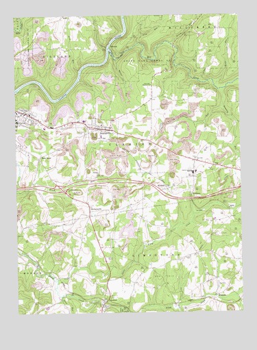 Strattanville, PA USGS Topographic Map