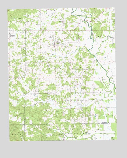 Strawberry, AR USGS Topographic Map