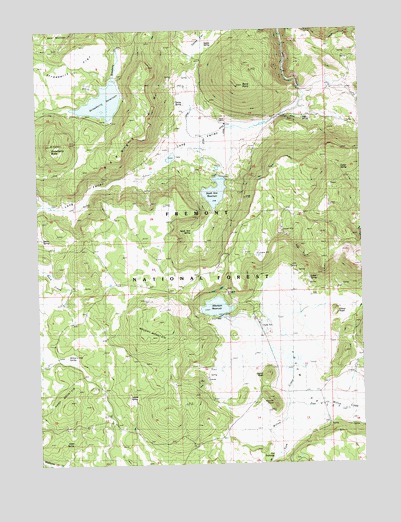Strawberry Butte, OR USGS Topographic Map