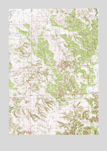 Strawberry Hill, WY USGS Topographic Map