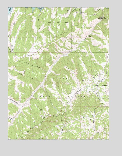 Strawberry Reservoir SE, UT USGS Topographic Map
