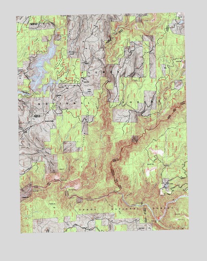 Strawberry Valley, CA USGS Topographic Map