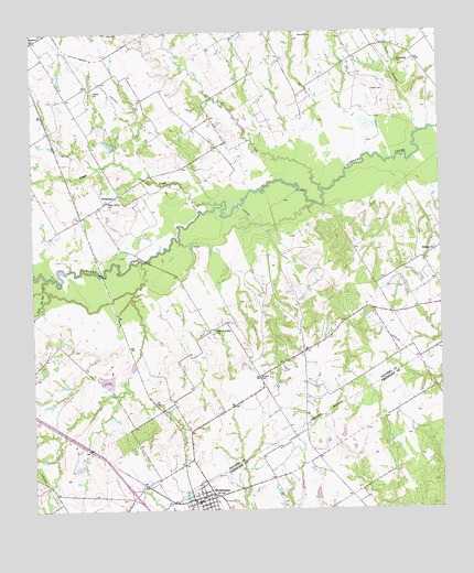 Streetman, TX USGS Topographic Map