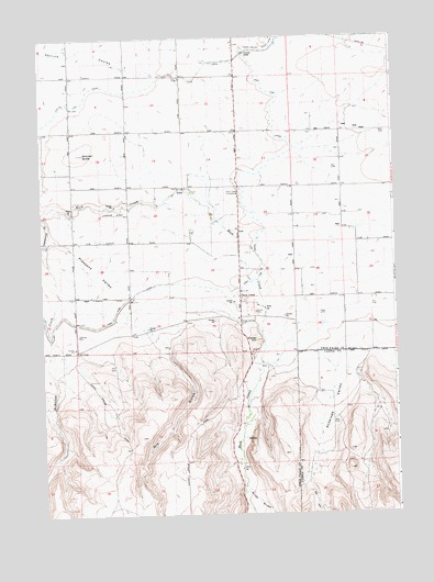 Stricker Butte, ID USGS Topographic Map
