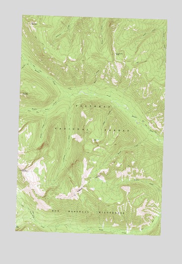 String Creek, MT USGS Topographic Map
