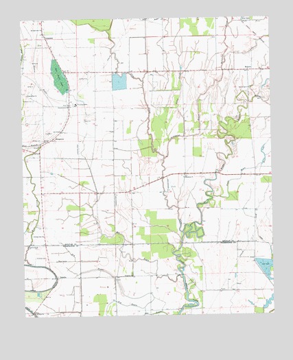 Stringtown, MS USGS Topographic Map