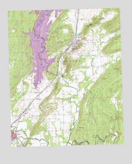 Stringtown, OK USGS Topographic Map