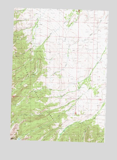 Stroud Creek, ID USGS Topographic Map