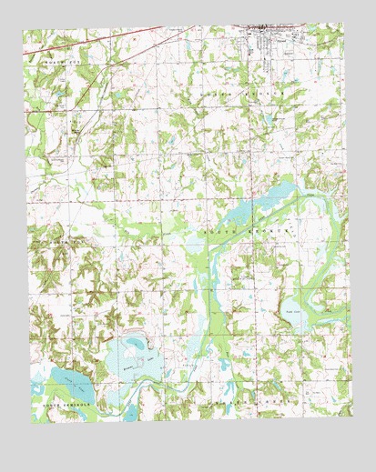 Stroud South, OK USGS Topographic Map