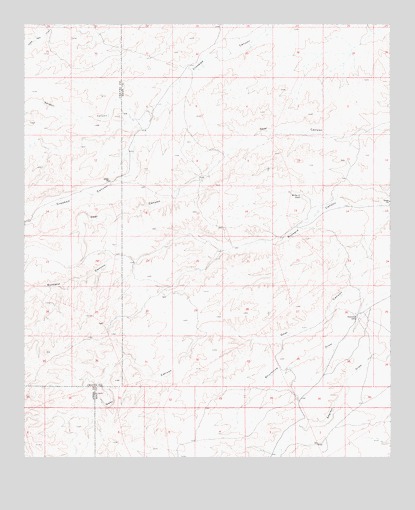 Strychnine Draw, NM USGS Topographic Map