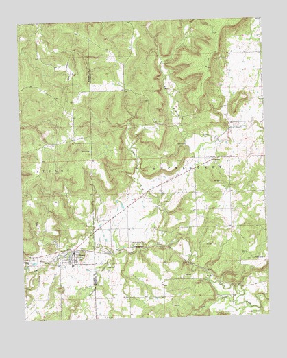 Stuart, OK USGS Topographic Map