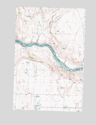 Stubblefield Point, WA USGS Topographic Map