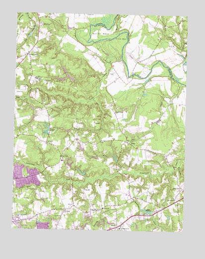 Studley, VA USGS Topographic Map