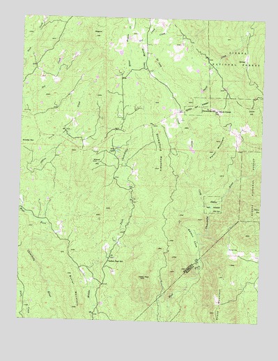 Stumpfield Mountain, CA USGS Topographic Map