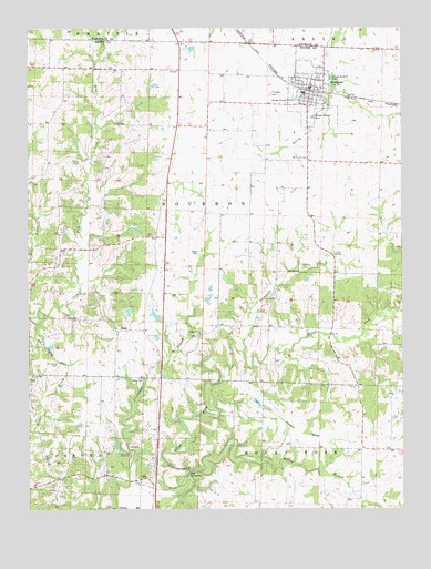 Sturgeon, MO USGS Topographic Map