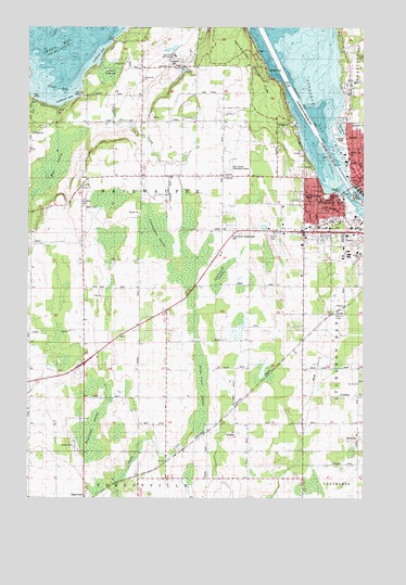Sturgeon Bay West, WI USGS Topographic Map