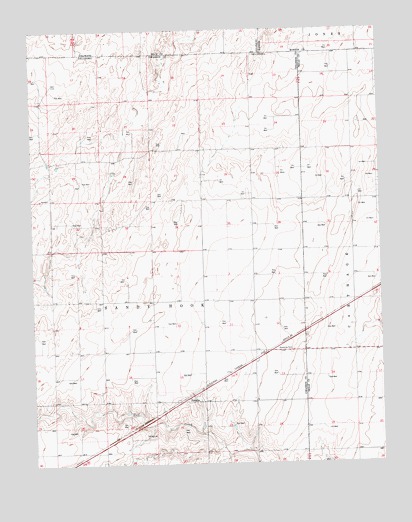 Sturgis, OK USGS Topographic Map