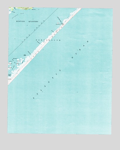 Styron Bay, NC USGS Topographic Map