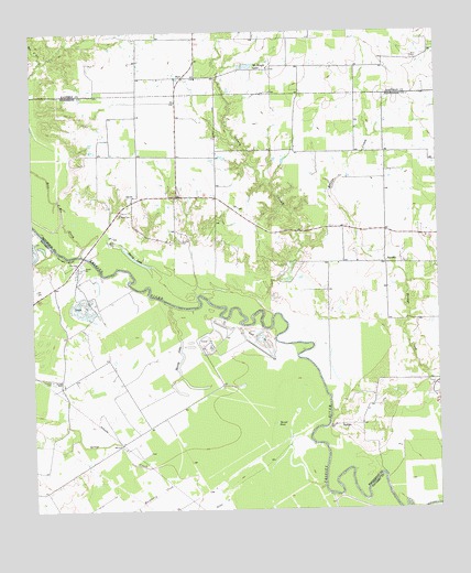 Styx, TX USGS Topographic Map