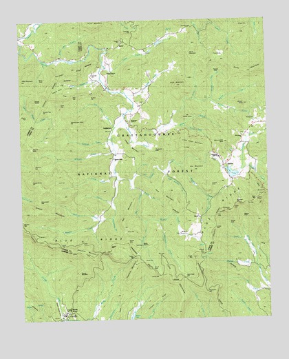 Suches, GA USGS Topographic Map