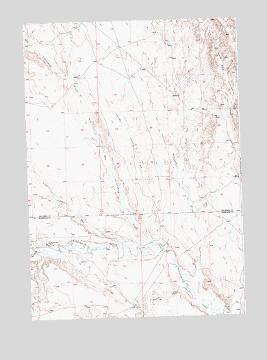 Sucker Dam, WY USGS Topographic Map