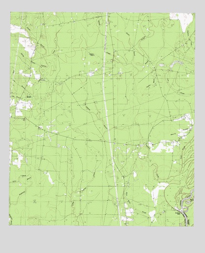 Sudduth Bluff, TX USGS Topographic Map